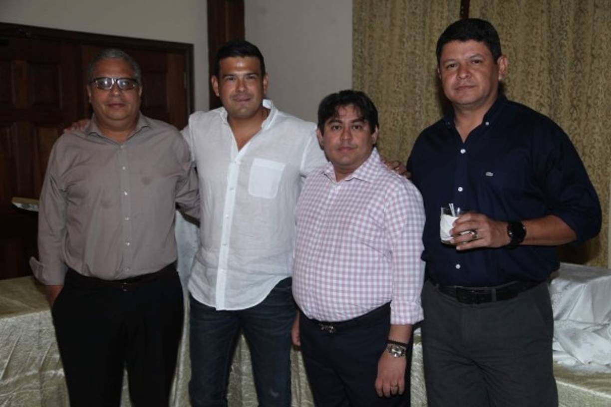 Akba Reyes, Lenir Pérez, Fernando Ruiz y Amílcar Hernández.