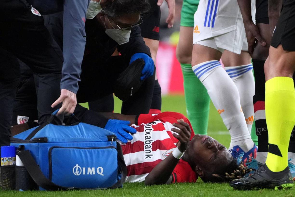 La mala noticia para el Athletic Club de Bilbao fue la lesión que sufrió su joven jugador Nico Williams.