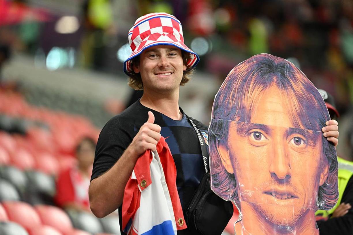 Luka Modric es el ídolo de los aficionados de Croacia.