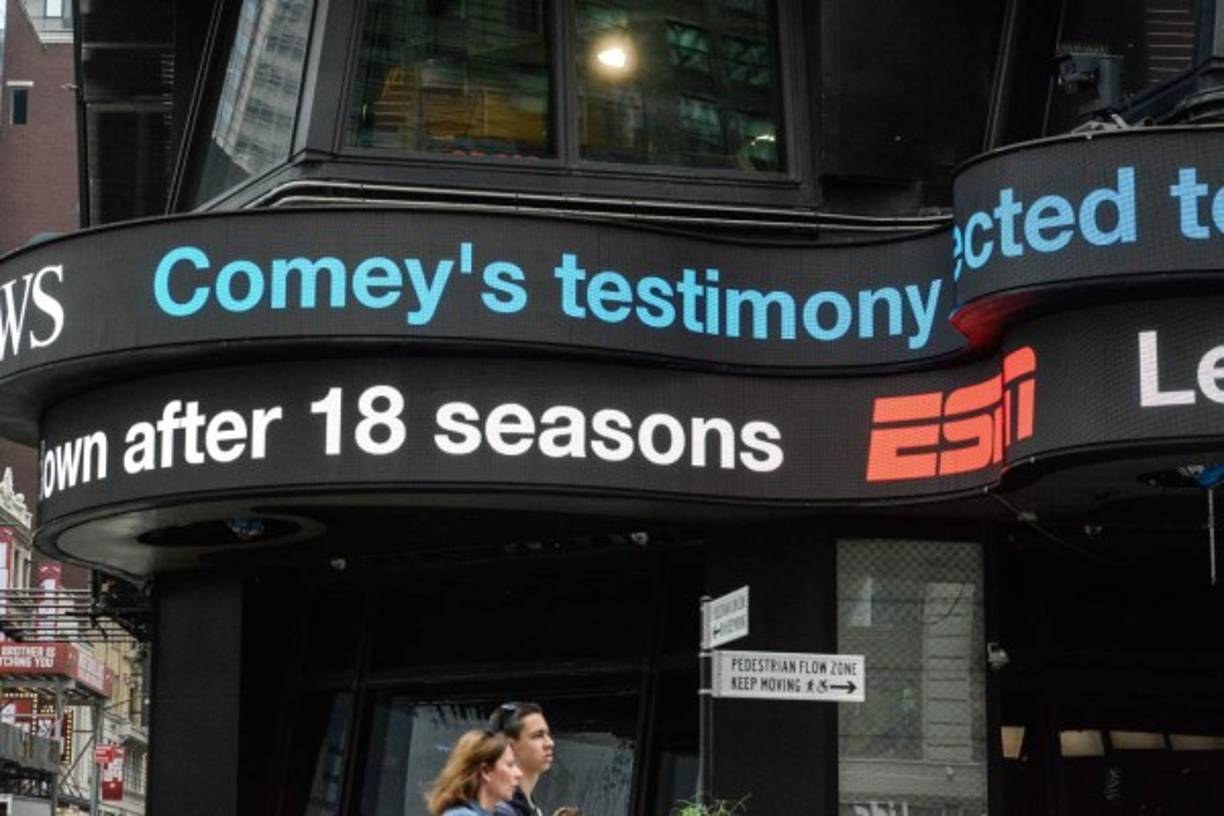 'El día de Comey' es el evento político más importante de este jueves en los Estados Unidos.