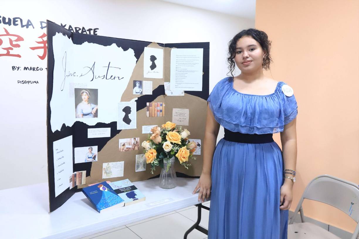 La autora británica Jane Austen fue representada por Ana Figueroa.