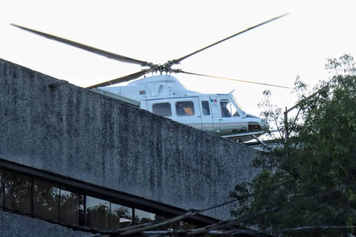 Ovidio Guzmán fue trasladado en helicóptero a centro penitenciario.