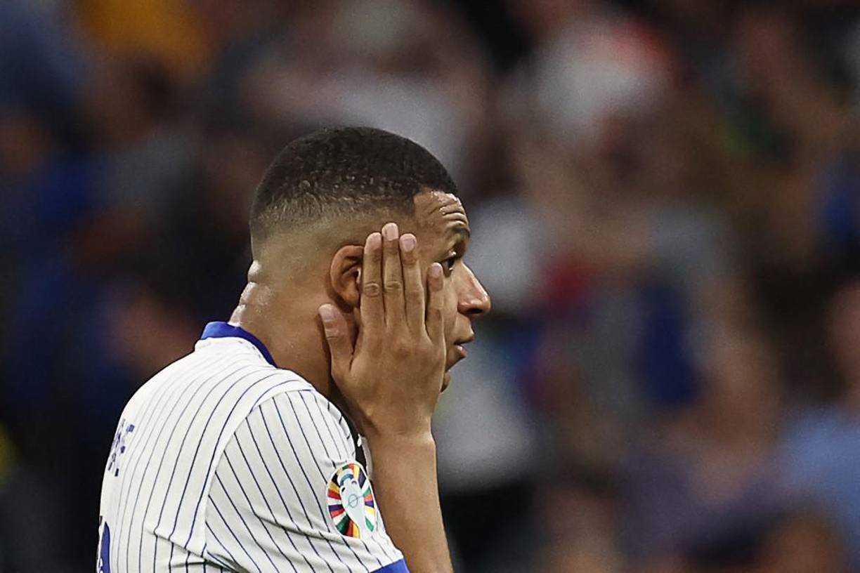 Kylian Mbappé no pudo evitar su decepción tras quedar eliminado en semifinales de la Eurocopa 2024.