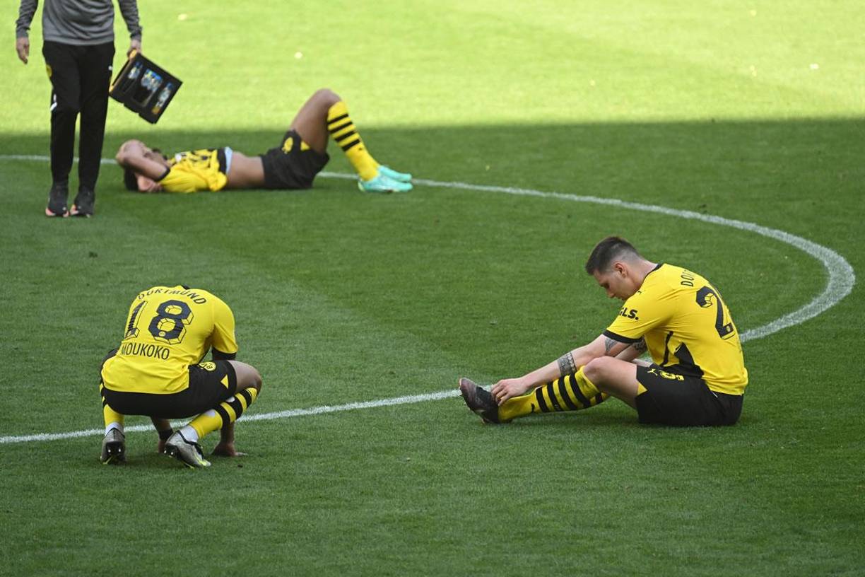 Las dolorosas imágenes del Borussia Dortmund: Reus y Bellingham hundidos