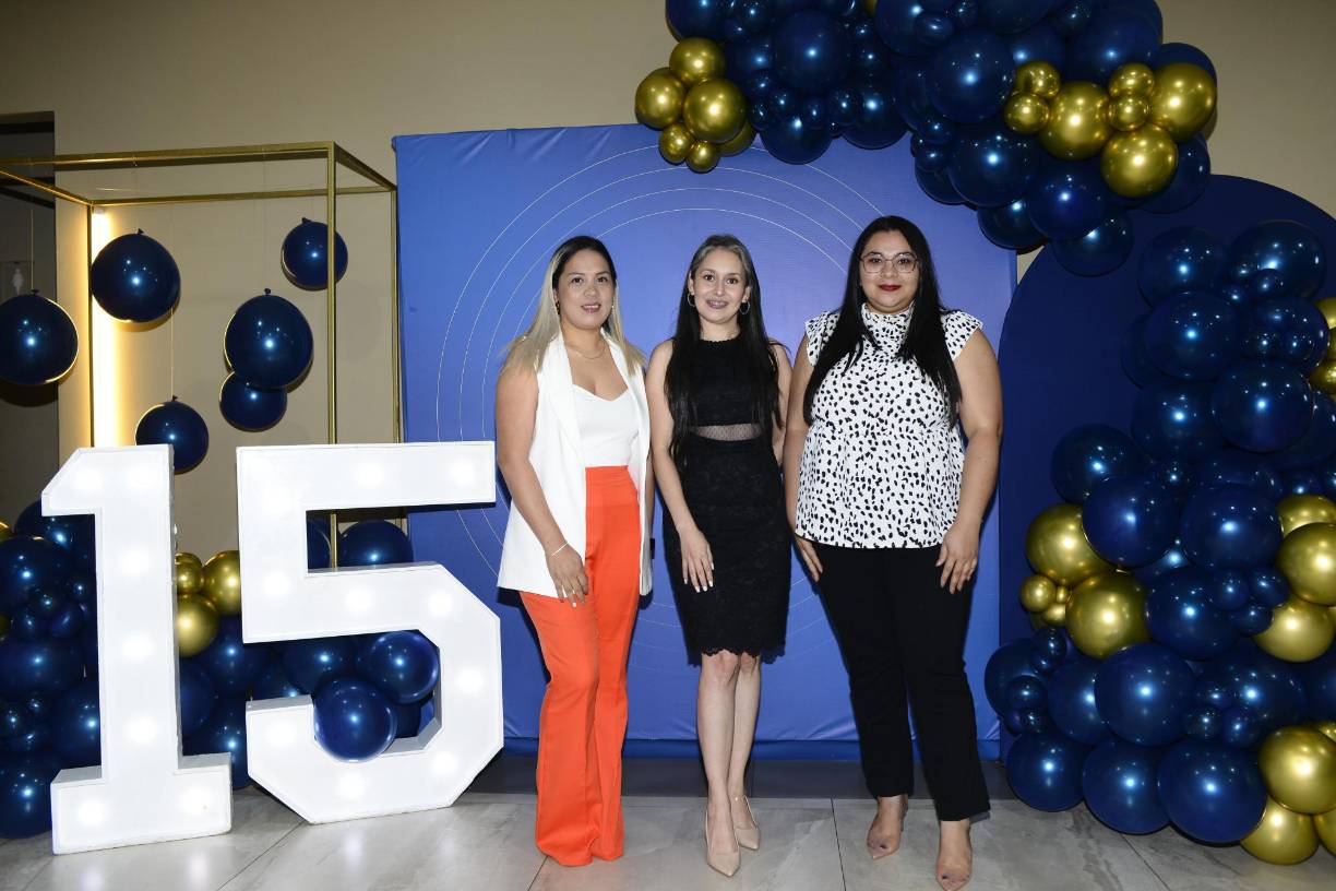 Keyla Morales, Gabriela Valladares y Heidy Blanco