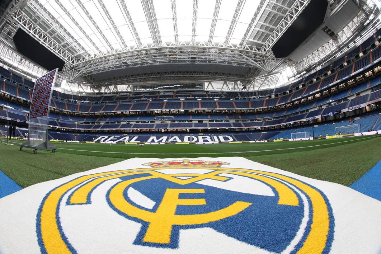 El estadio Santiago Bernabéu lució impresionante para el partido entre Real Madrid y Getafe.