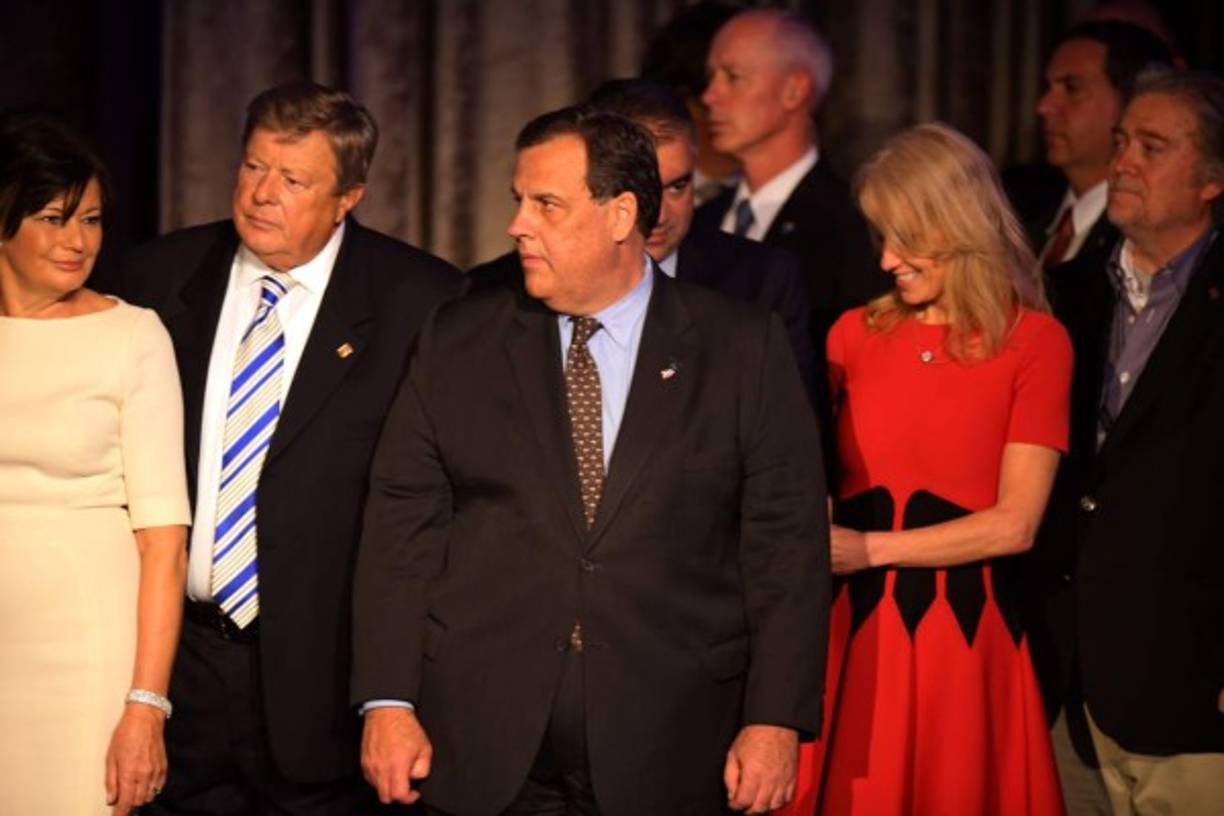 Chris Christie, gobernador de Nueva Jersey, es el presidente del proceso de transición y uno de los hombres de confianza de Trump.