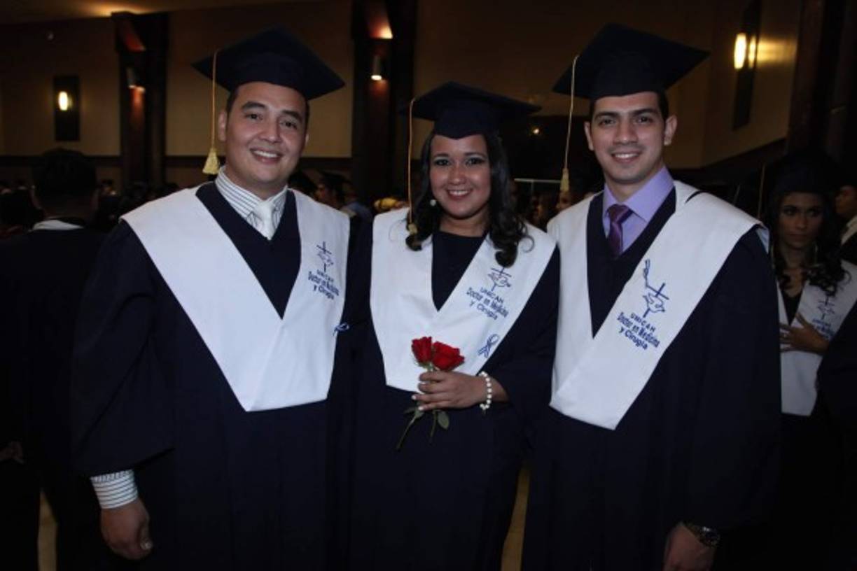 Francisco Hernández, Annellisse Reyes y Jorge Guardado.