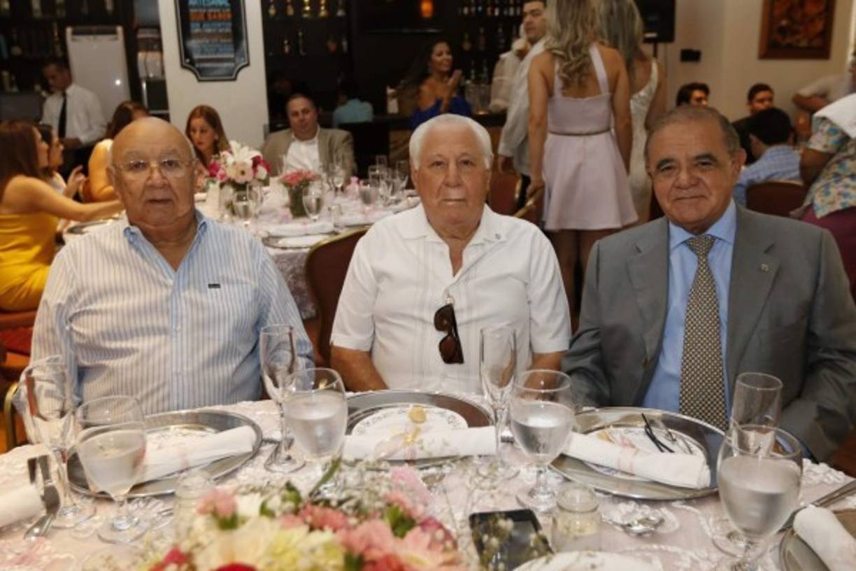 Flavio Tinoco, Manolo Marinakys y Alberto Díaz Lobo.