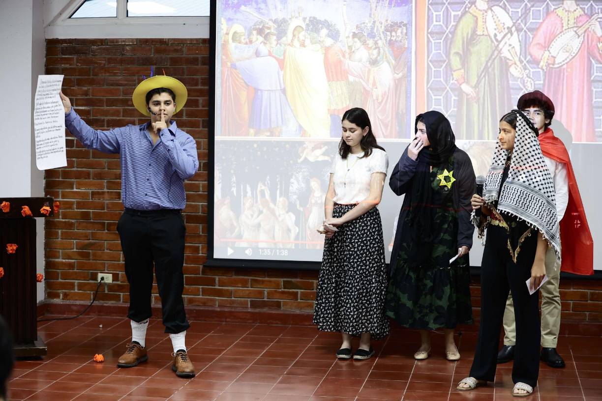 Las dramatizaciones de los alumnos fue concisa y muy representativa. 