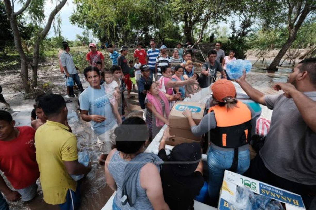 No tienen alimentos; su ganado, ovejas, milpas de maíz y otros cultivos como banano fueron arrasados por el río y no tienen que comer.