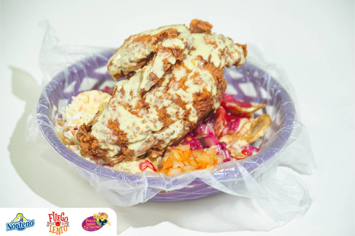 El restaurante ofreció un delicioso platillo de “pollo chuco” al jurado calificador. 