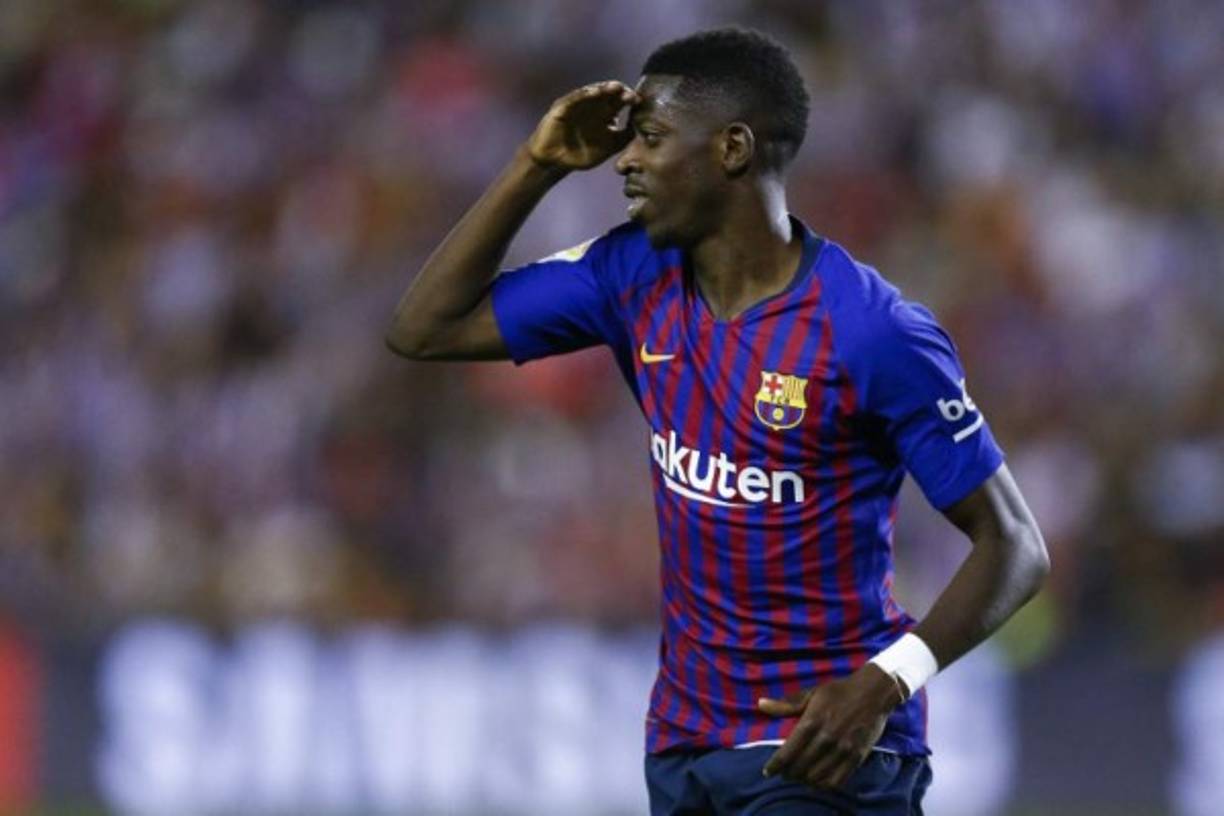Ousmane Dembélé: El delantero francés sería una de las novedades en el tridente de ataque del Barcelona ante Lyon.