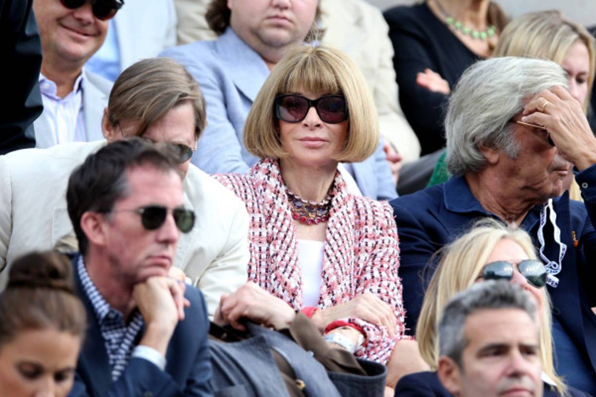 La editora de la revista Vogue, Ana Wintour.