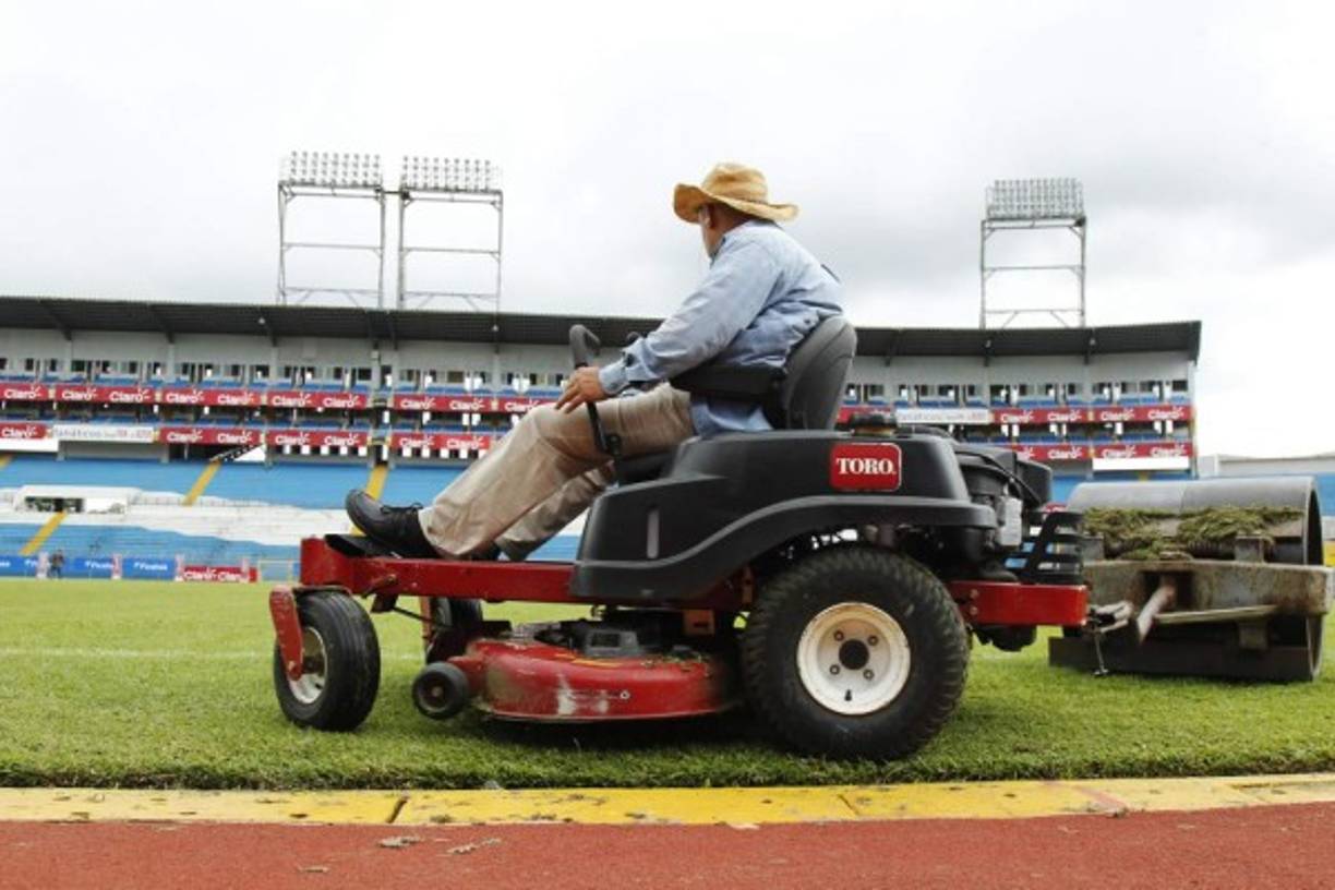 La grama del estadio Olímpico ha tenido un buen cuidado.