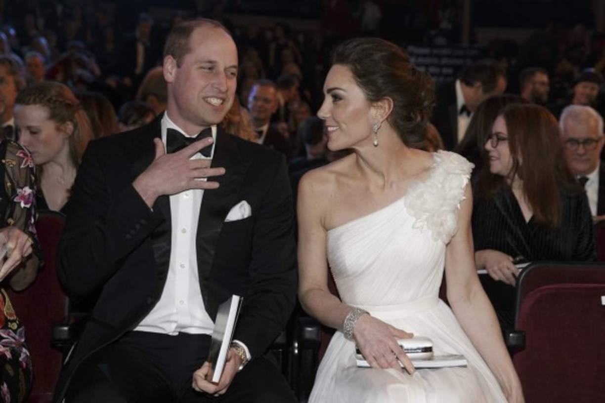 William y Kate parecieron disfrutar la noche de cita.