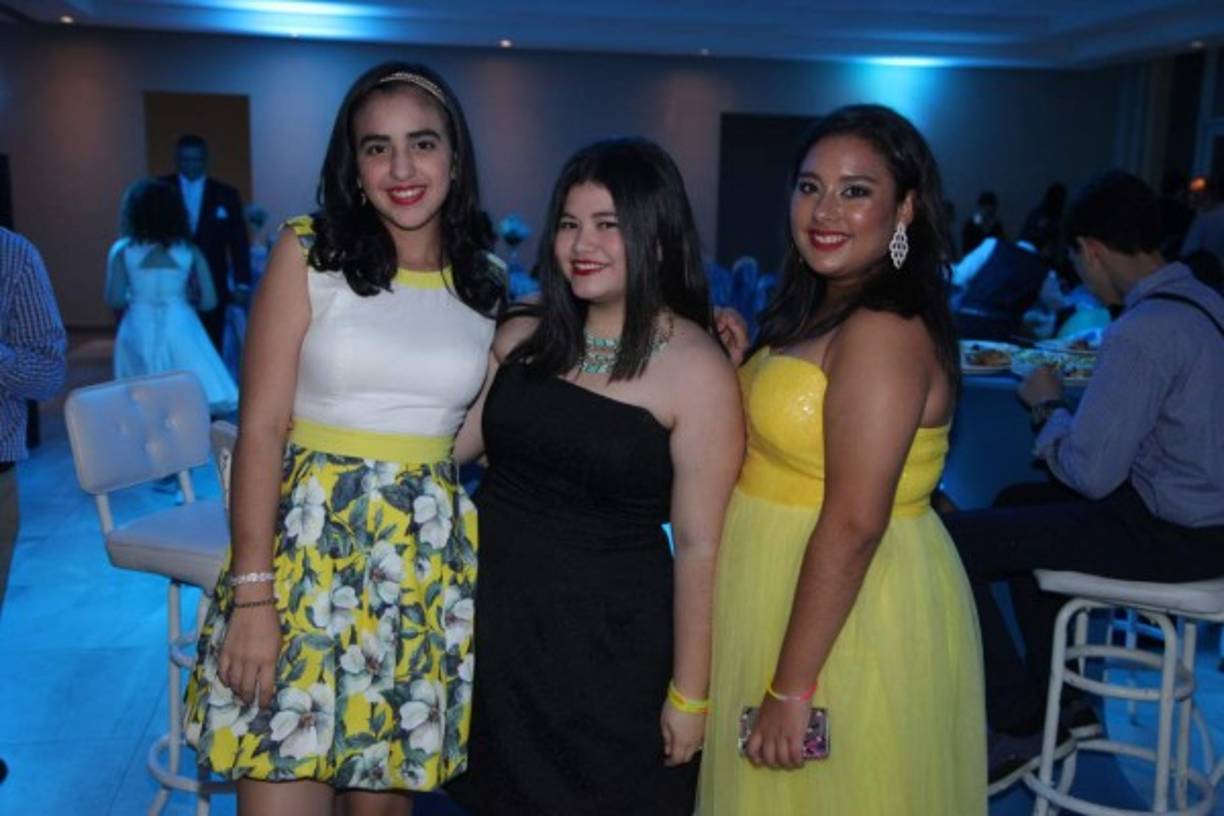 Keisy Luna, Brenna Aguilar y Keilyn Lezama.