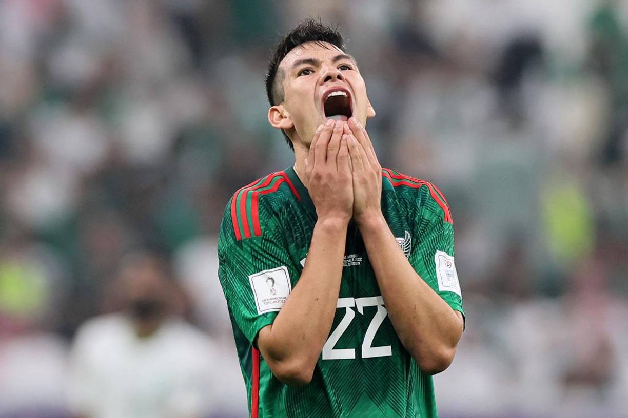 Hirving ‘Chucky‘ Lozano se lamenta por la eliminación de México en el Mundial de Qatar 2022.