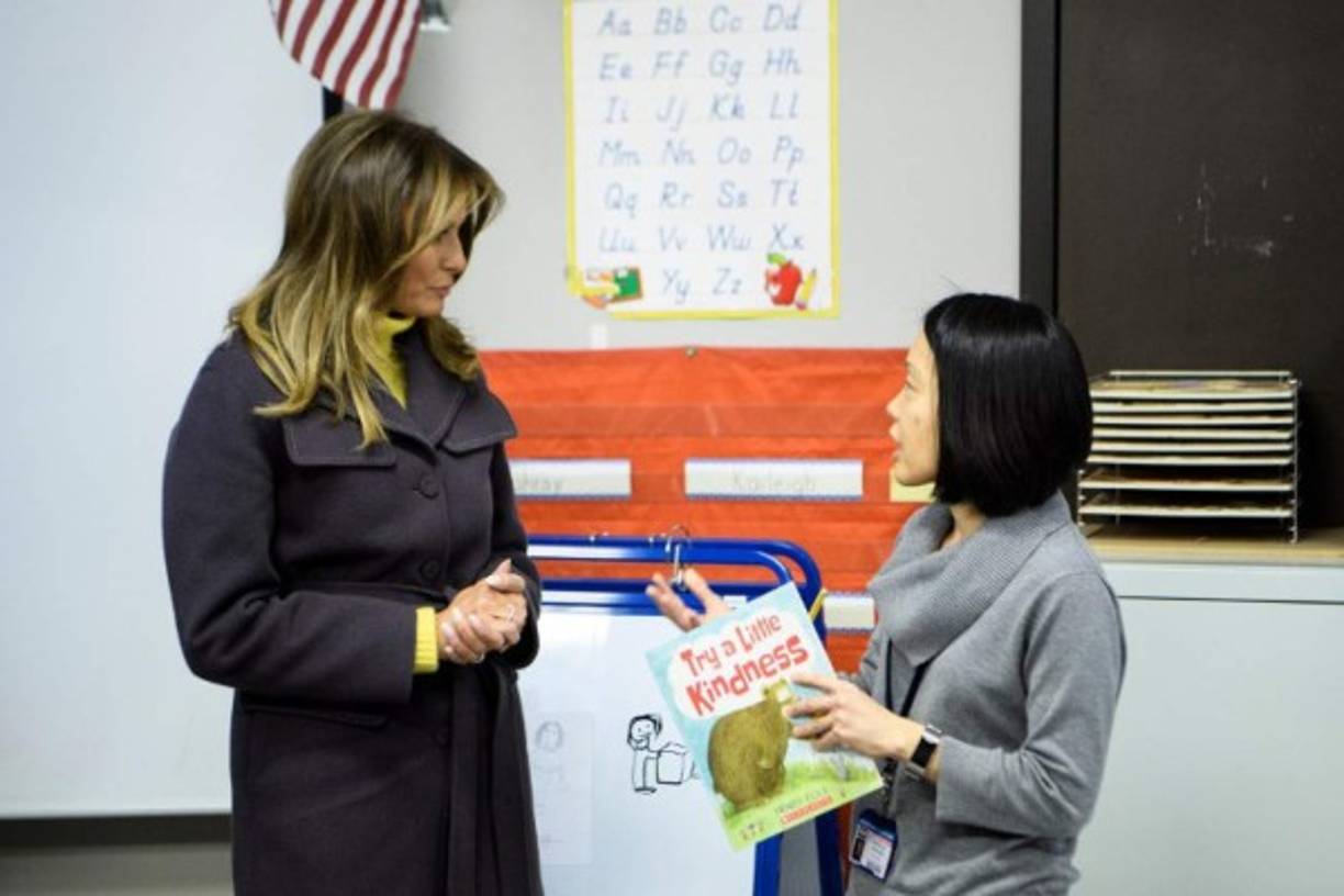 Melania también ha visitado varios hospitales infantiles en Florida.