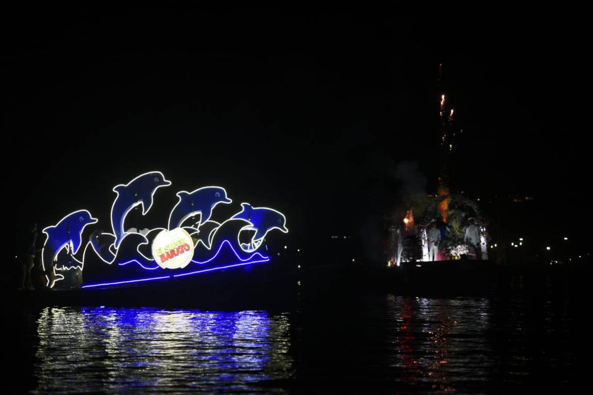Puerto Cortés vibró con góndolas y show de luces