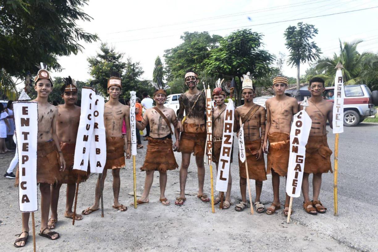 Muchos aún son muy pequeños y quizás no sepan con lujo de detalles quién fue el indio Lempira, pero sus maestros y padres les han inculcado su legado.