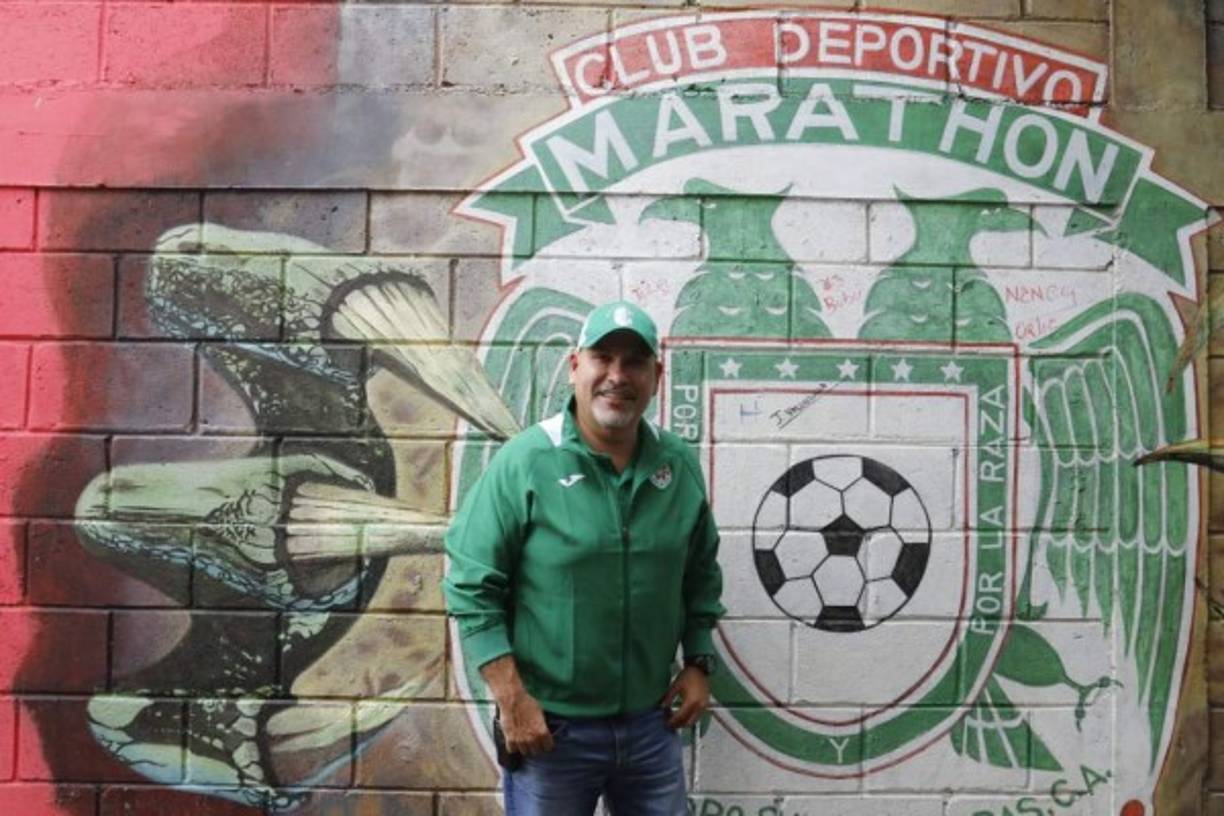 El presidente del Marathón, Orinson Amaya, llegó al estadio Yankel Rosenthal minutos antes del juego.
