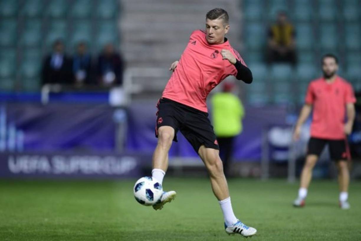 Toni Kroos: Será otro de los mediocampistas en el 11 titular del Real Madrid.