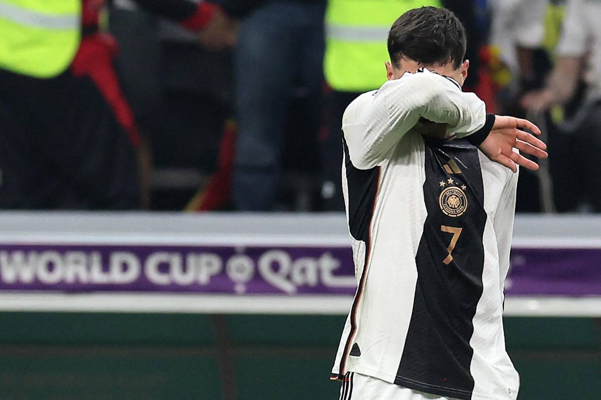 Kai Havertz anotó un doblete y fue uno de los más afectados al final del partido.