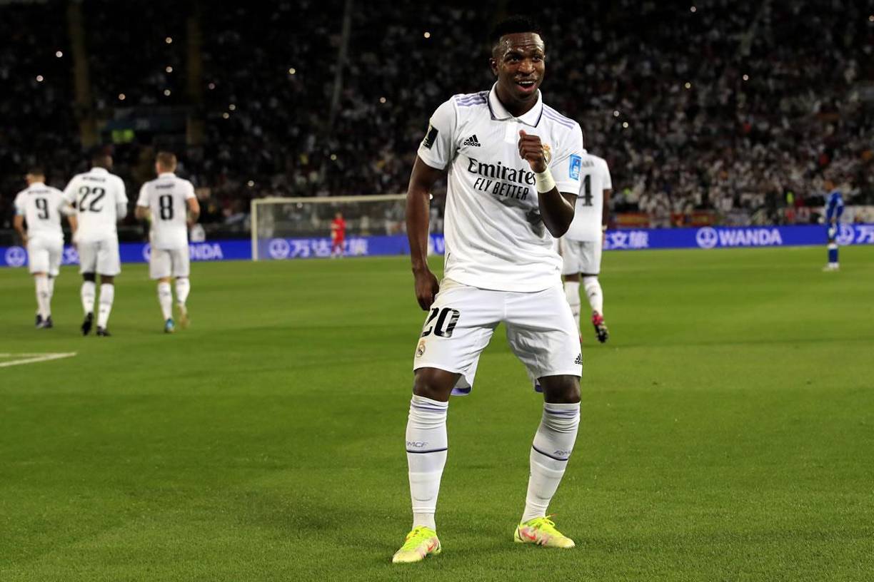 Y como no podía ser de otra manera, Vinicius también bailó festejando su primer gol.