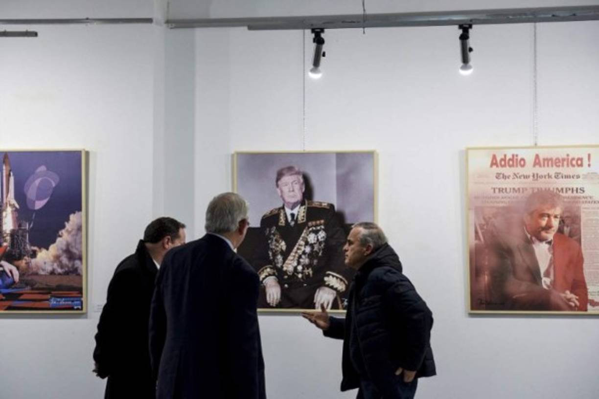 Ha escogido enfocarse en este controvertido personaje político, protagonista constante de la actualidad, para expresar su 'indignación' y 'oposición' a todos sus críticos, ya sean políticos, periodistas, artistas o gente común.