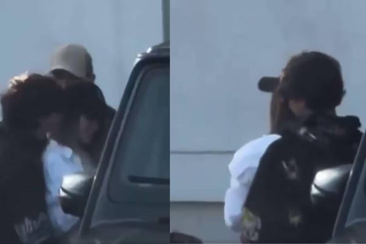 En las últimas horas ha circulado un video donde se ve a Ballesteros y Belinda bajar de una camioneta, cuando él le da un beso en el pelo y la oreja, en una actitud cariñosa.