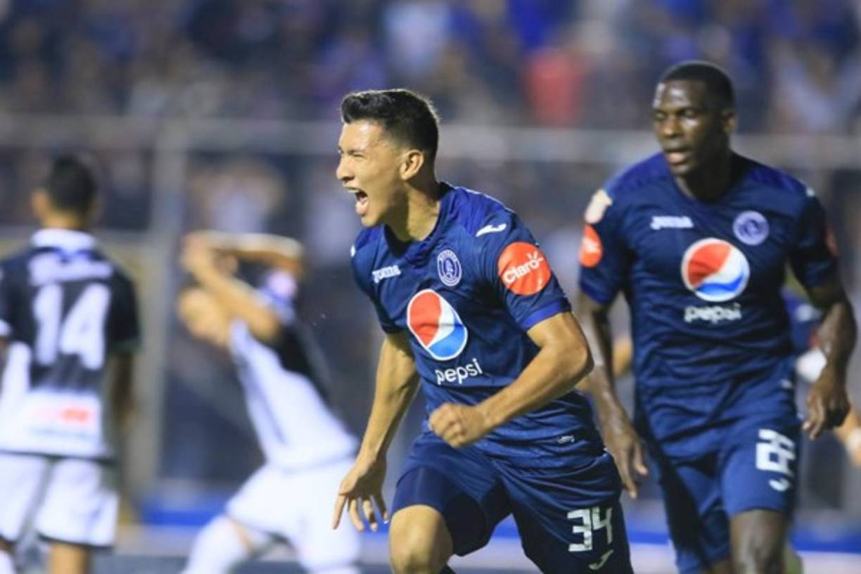 La euforia de Kevin López celebrando su gol ante Tauro FC.