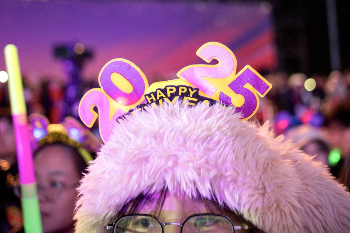 China se unió a los festejos del Año Nuevo.