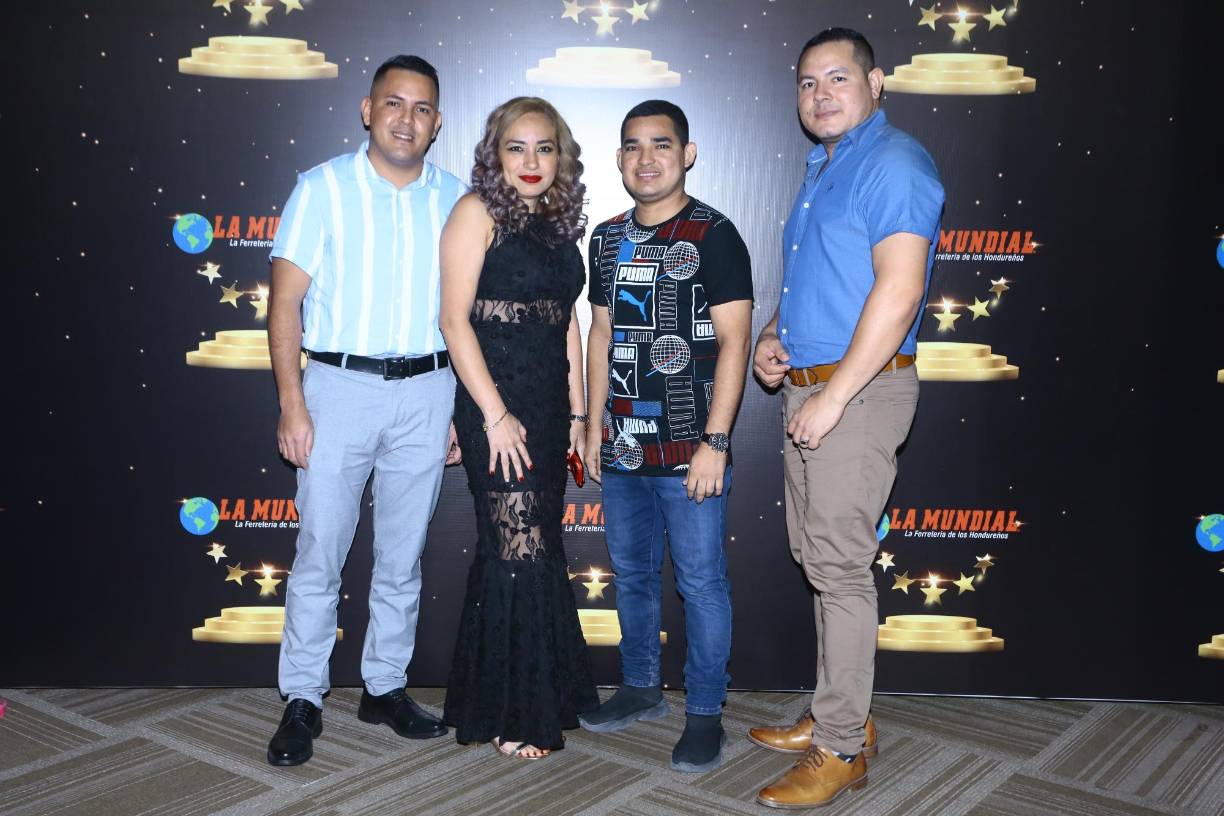 Sami López, Erika Pinto, Cristian Rivera y Alfonso Valle