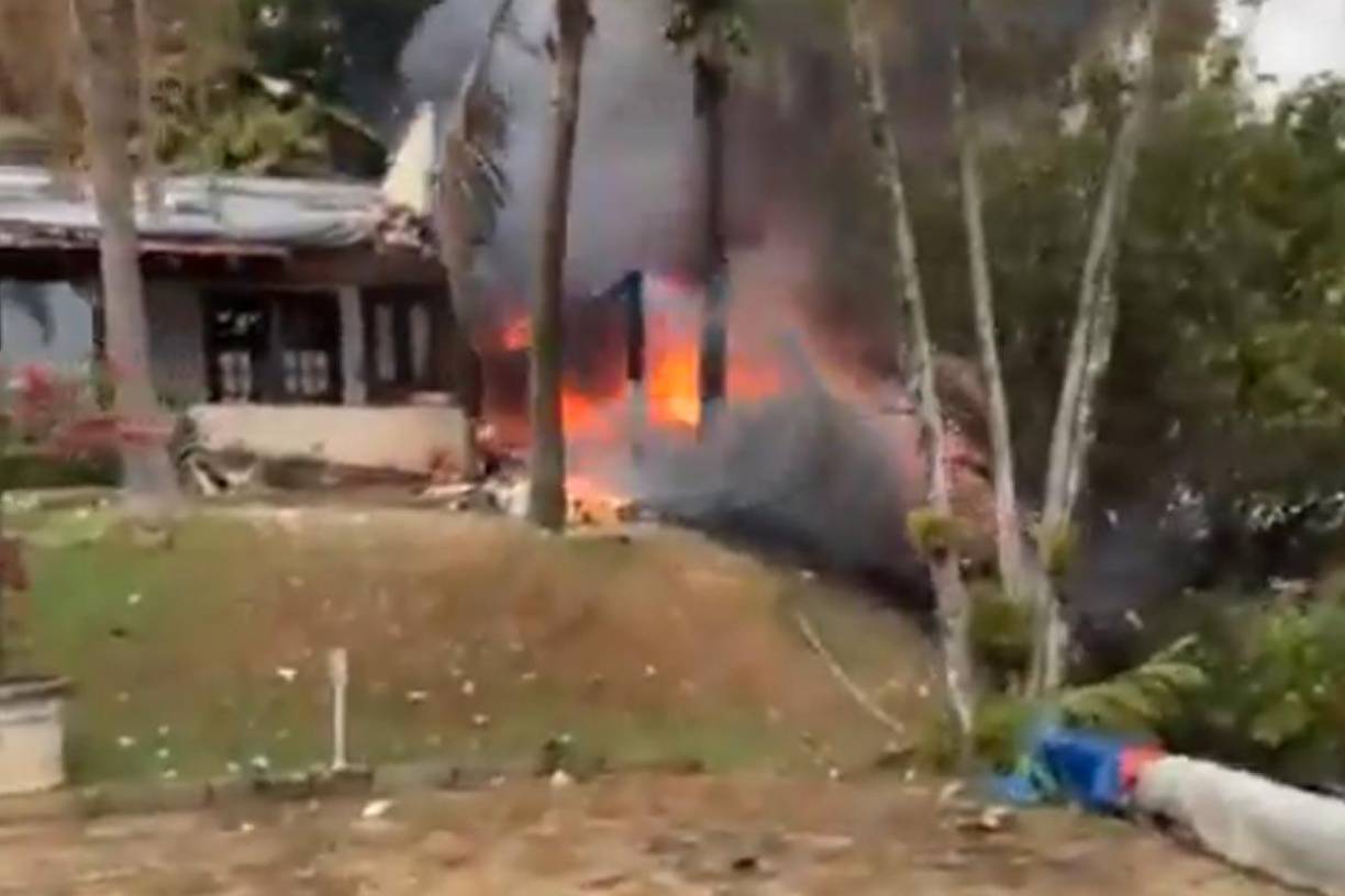 “Acaba de caer un avión en la ciudad de <b>Vinhedo</b>, en Sao Paulo, con 58 pasajeros y 4 tripulantes y parece que todos murieron”, dijo Lula en medio de su discurso en Itajaí (Santa Catarina, sur).