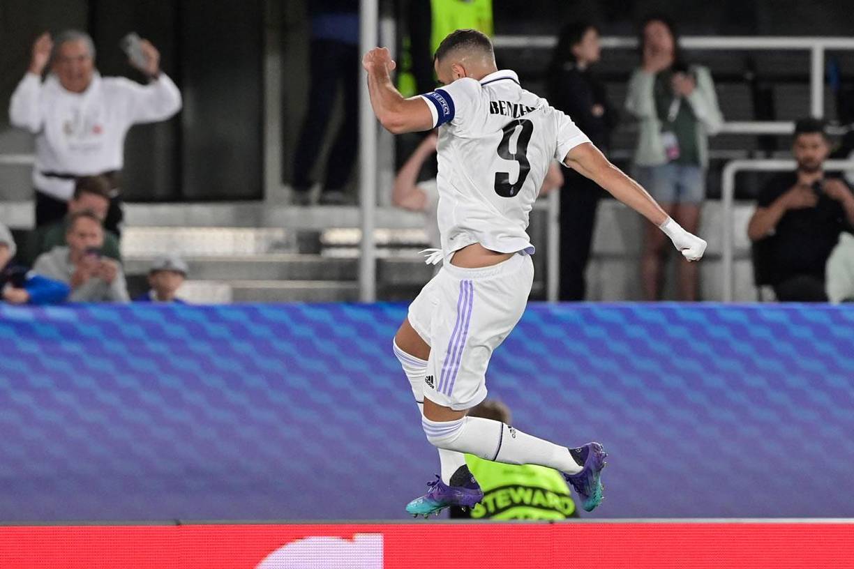 Benzema llegó a 324 goles y se convirtió en el segundo máximo goleador de la historia del Real Madrid.