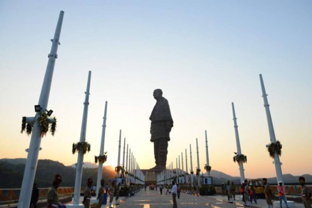 India inauguró la estatua más grande del mundo en honor a Sardar Vallabhbhai Patel.