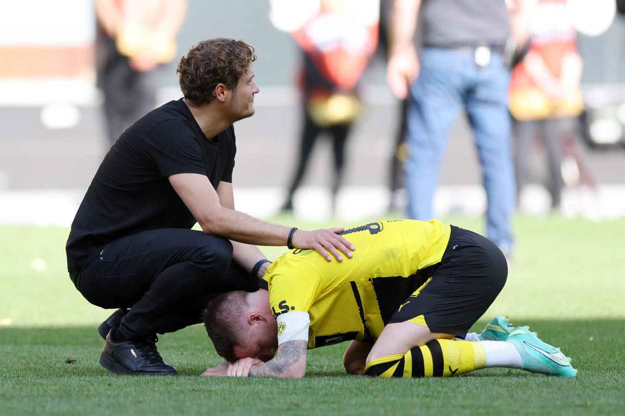 Las dolorosas imágenes del Borussia Dortmund: Reus y Bellingham hundidos