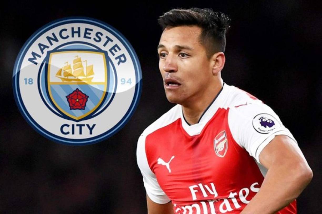 Según el diario Cooperativa, el delantero del Arsenal, Alexis Sánchez, que había sonado para el Bayern Múnich, ahora parece que será jugador del Manchester City en los próximos días.