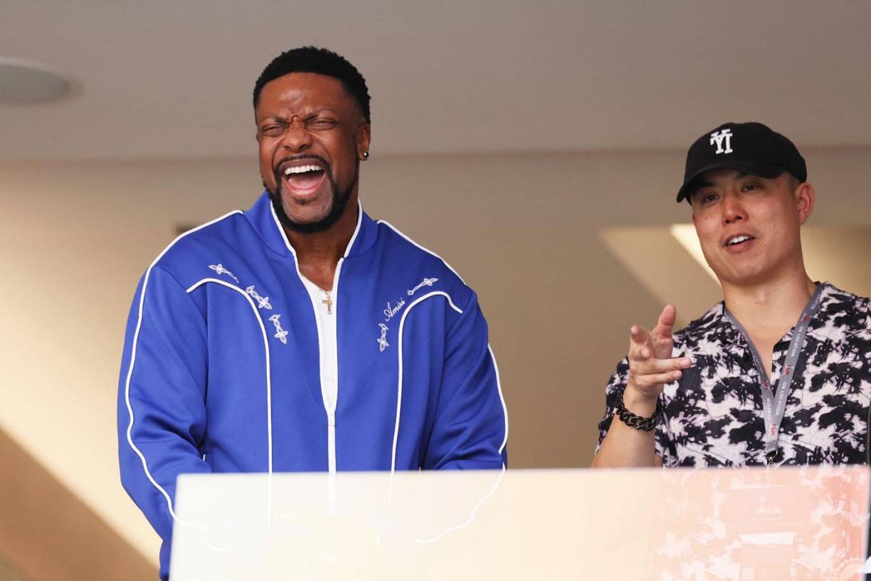 Chris Tucker - El actor y humorista estadounidense disfrutó mucho el magno evento de la NFL.