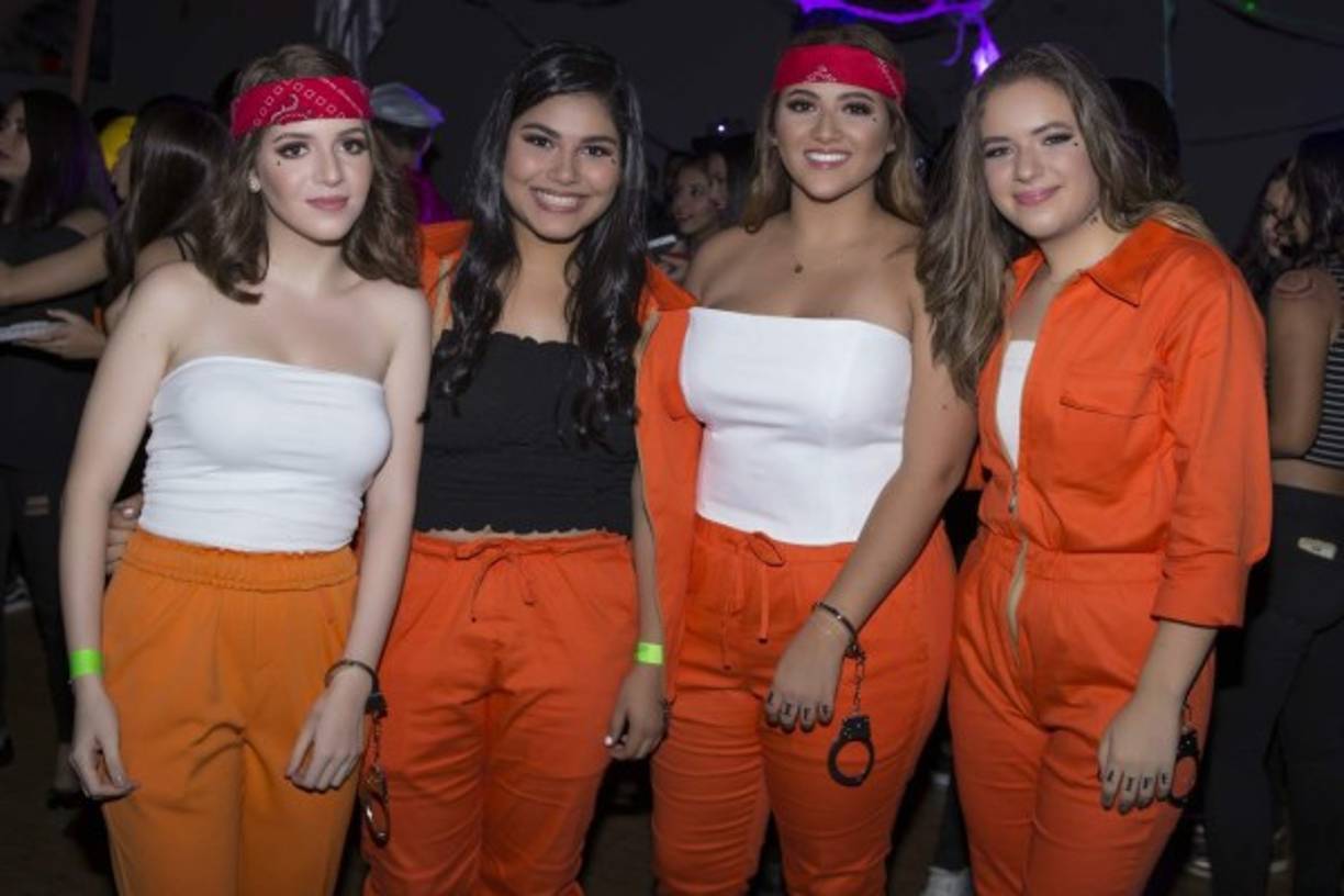 Andrea Giacomán, Marianna Durón, Alice Matamoros y Angela Bueso.