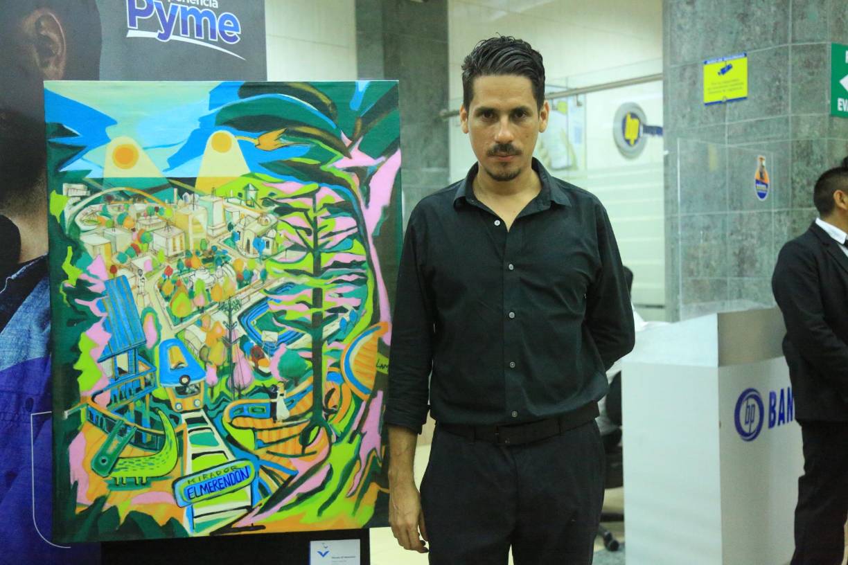 Carlos Lamothe es parte de la magistral exposición. 