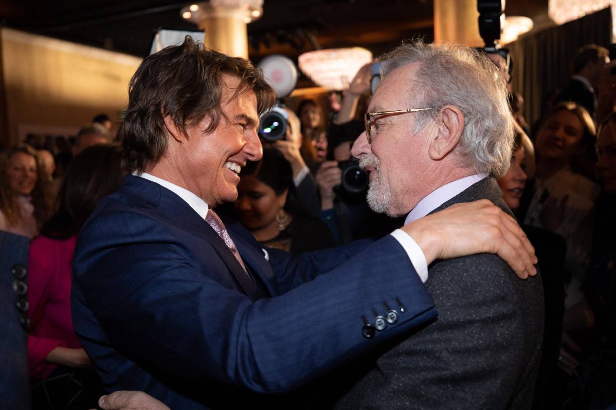 Tom Cruise y Steven Spielberg.