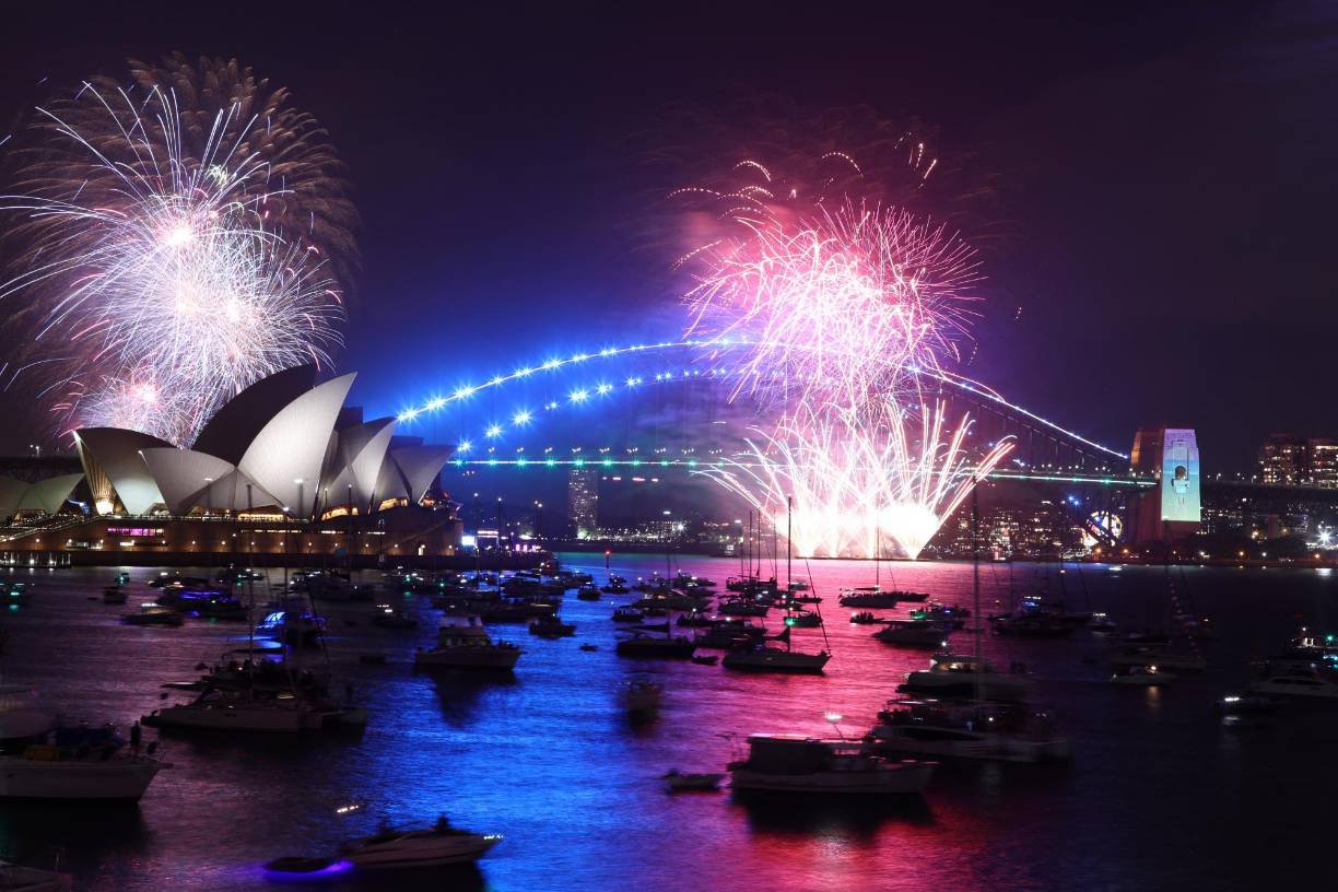 El espectacular recibimiento al Año Nuevo 2023 en Australia (FOTOS)