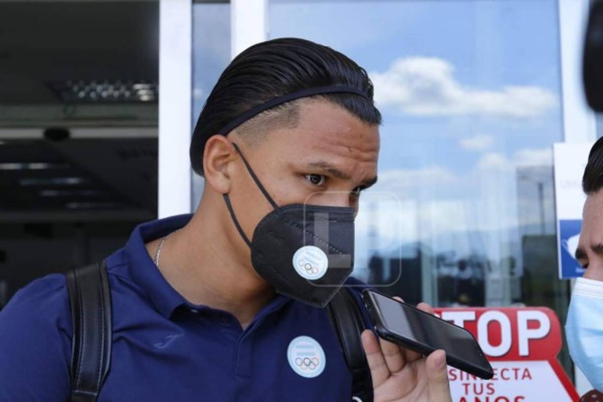 Denil Maldonado, capitán y defensa de Honduras, confesó llegar en óptimas condiciones y 'dejar el país en alto buscando lo mejor en estos Juegos Olímpicos'.<br/>