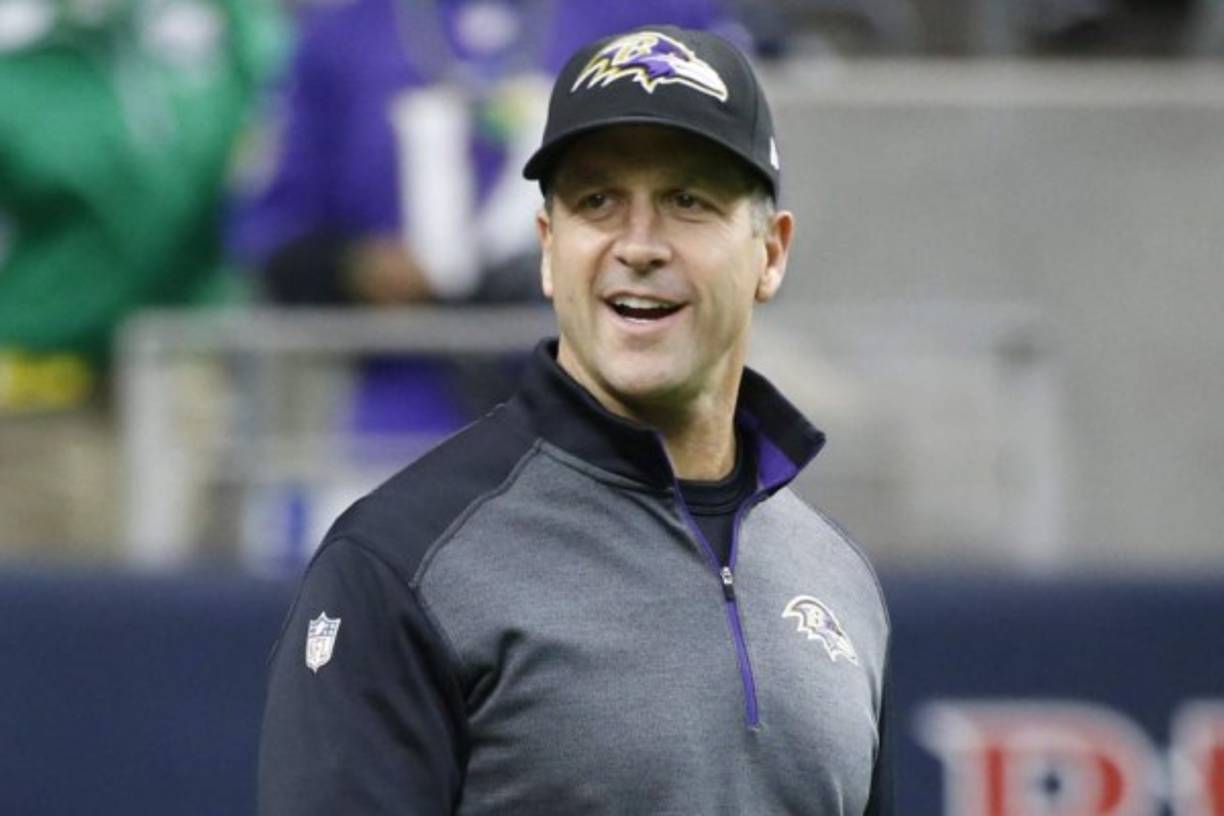 John Harbaugh, actual entrenador de los Ravens de Baltimore de la Liga Nacional de Fútbol Americano (NFL).