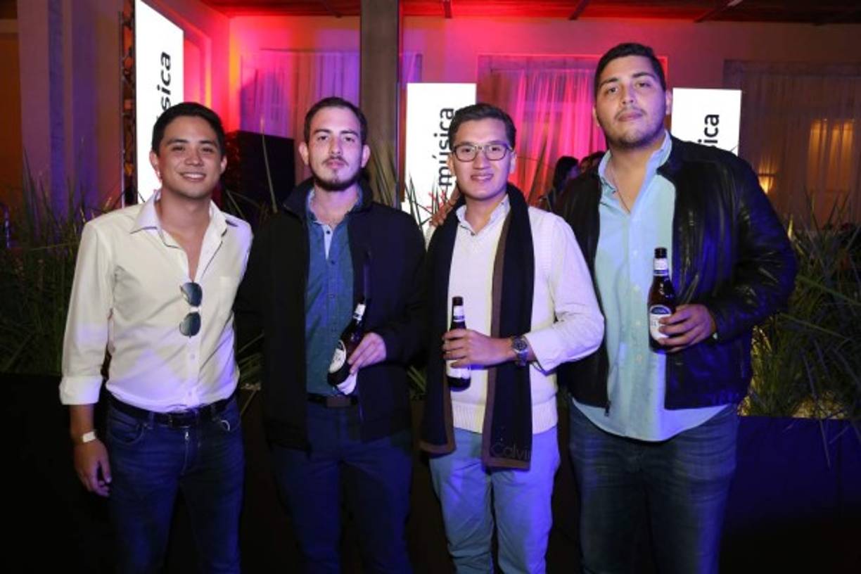 José David, Óscar Nájera, Vicente Valladares y Álvaro Ocón.