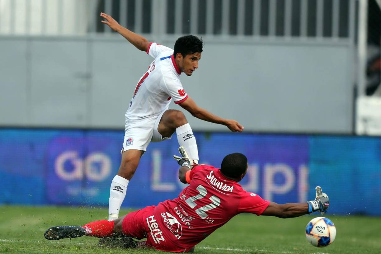 José Mario Pinto - El habilidoso jugador fue un dolor de cabeza para la defensa del Real España en el juego de ida.