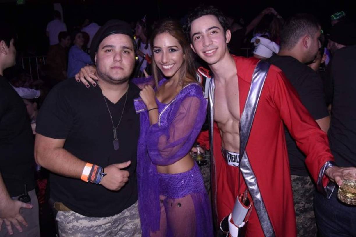 Christ Fuschich, Ana Sabillón y Elías Canahuati.