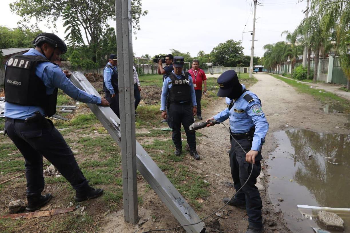 En el operativo estuvo presente el ministro de Seguridad Gustavo Sánchez. 